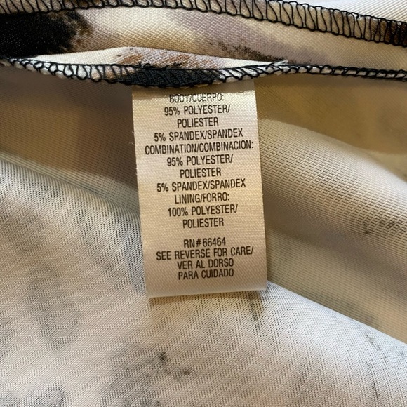 Studio One New York Leopard Print Dress 16W EUC - Picture 5 of 5